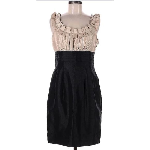 Jessica Howard Dresses & Skirts - Jessica Howard Evenings‎ Champagne Black Sleeveless Dress Womens Size 16